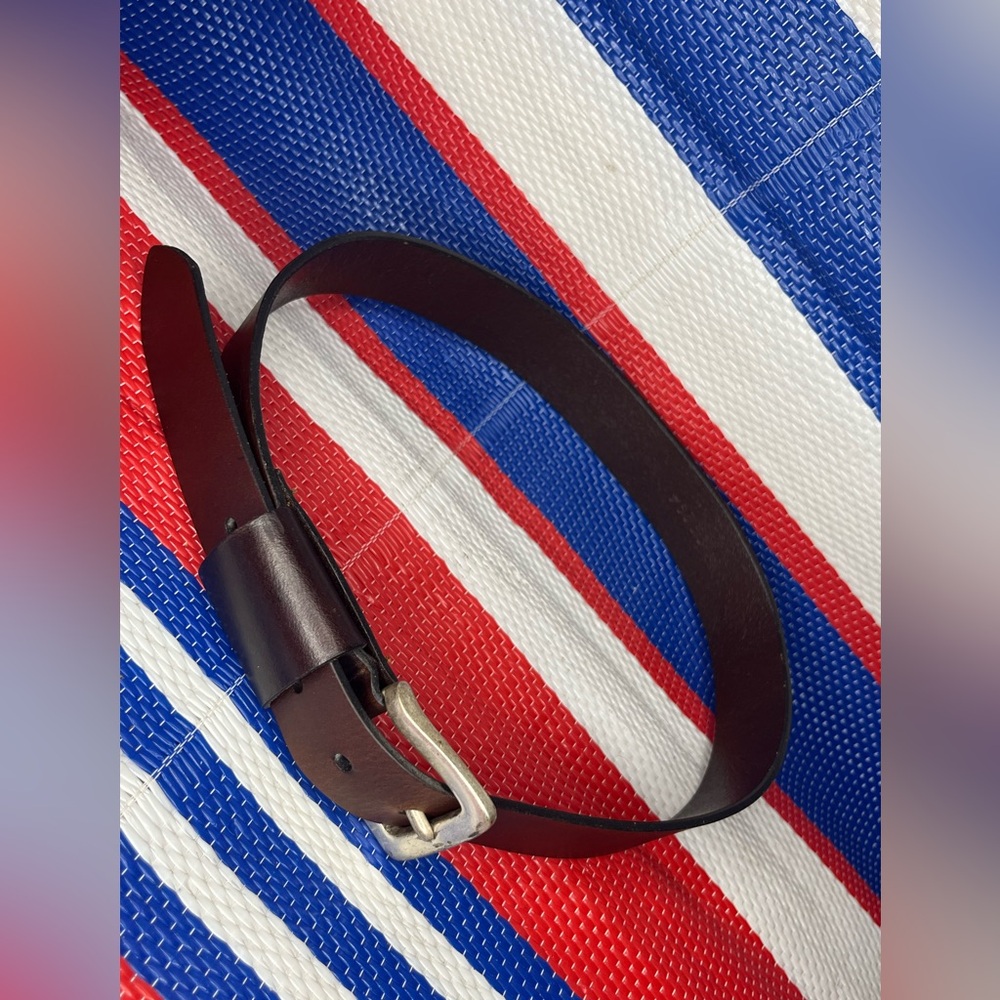 🥳✨ India Brown Genuine Leather Weatherproof Men's  Classic Elegant Vintage Belt - Picture 4 of 17